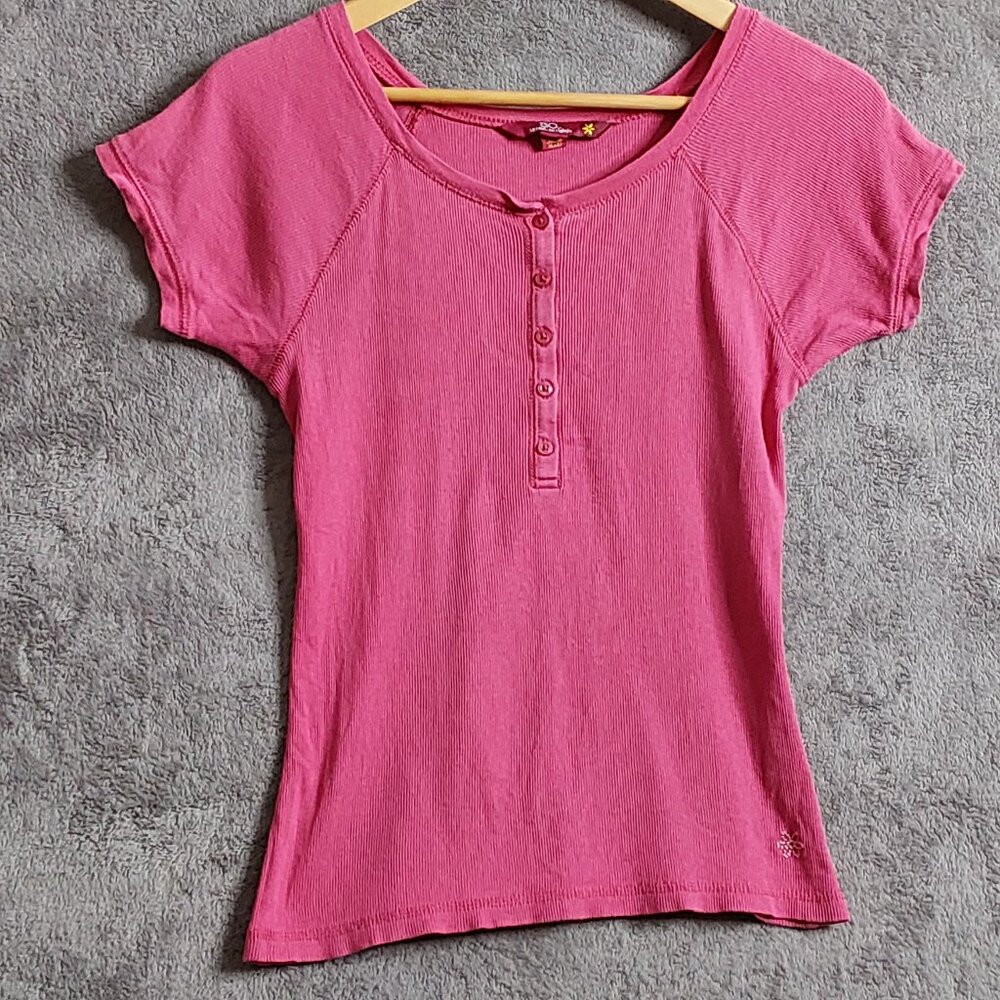 Vintage SO So Real So Right Pink Top Girl's Size 14